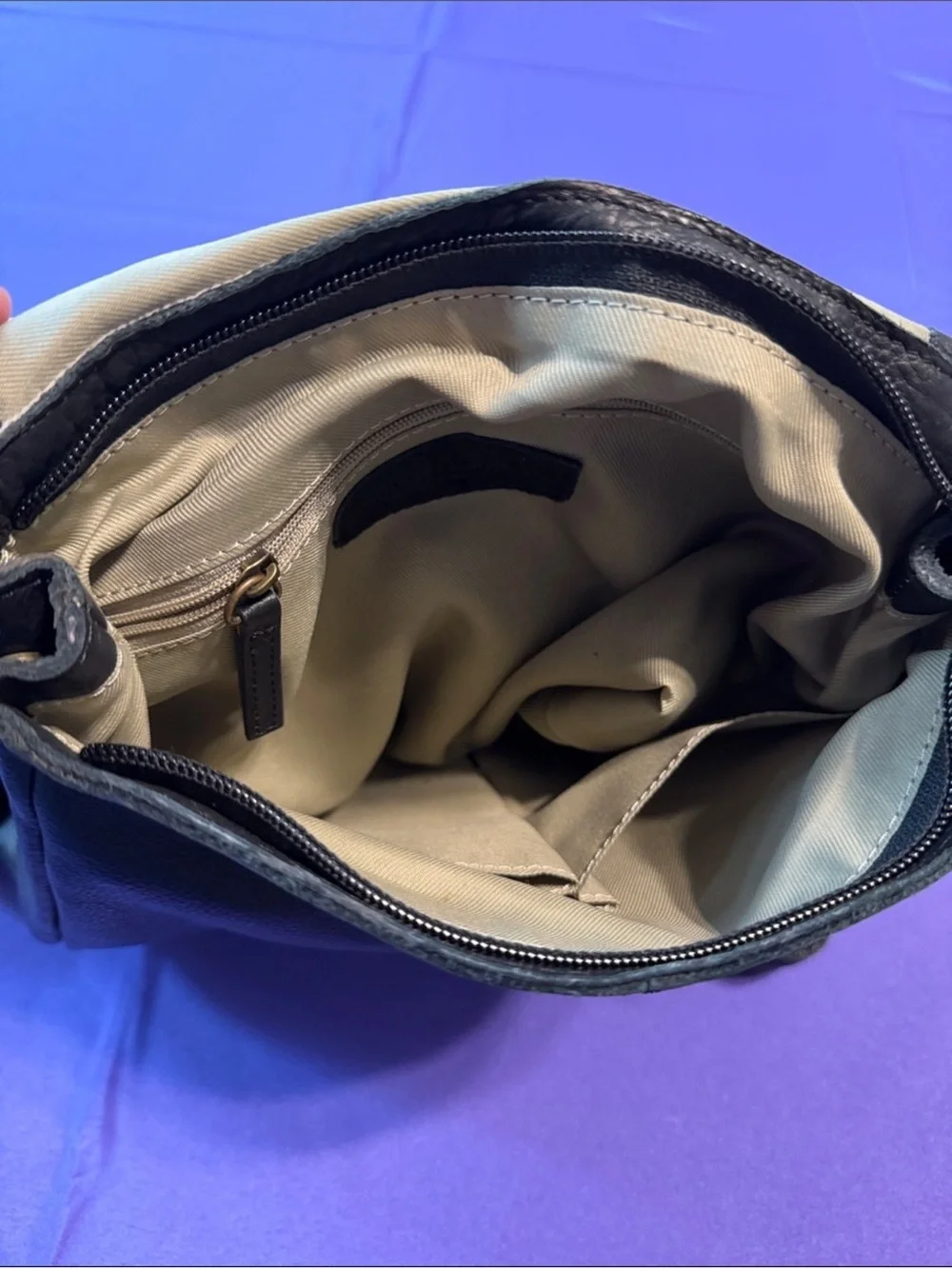 American Leather Co Black Pebble Leather Backpack